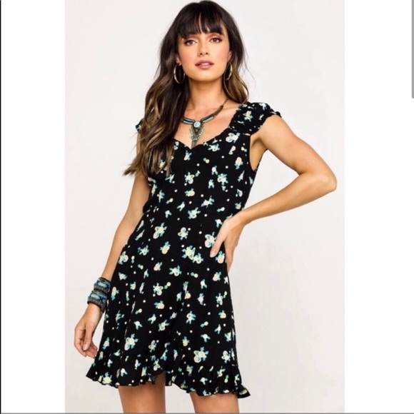 Free People Like a Lady Mini Dress - Picture 2 of 7